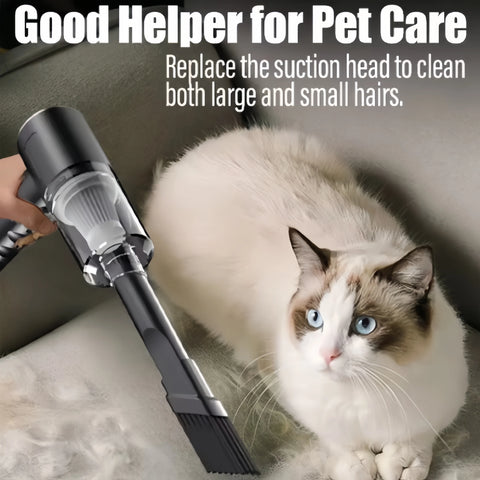 Handheld Car Wireless Vacuum Cleaner - Dry & Wet Use