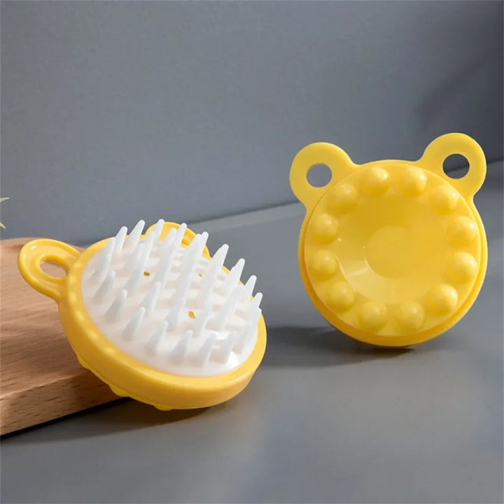 Silicone massage comb