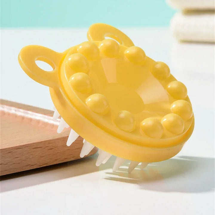 Silicone massage comb