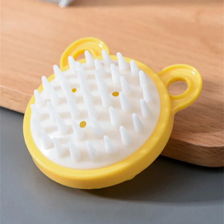 Silicone massage comb