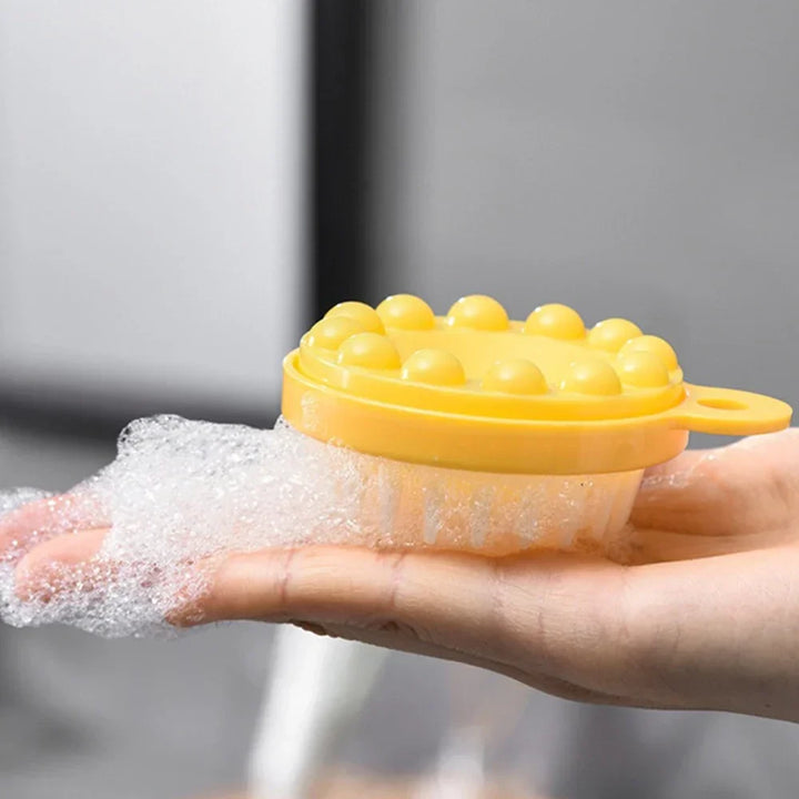 Silicone massage comb